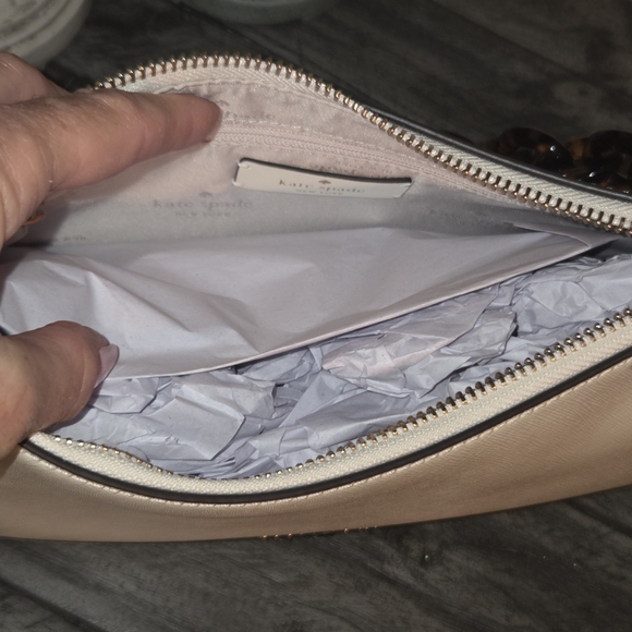 Kate Spade Cream Shoulder Bag with Chain Strap - Picture 5 of 6